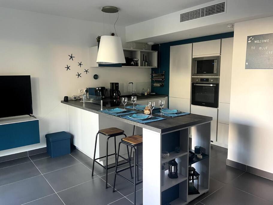 Blue Dream Apartment Juan-les-Pins Bagian luar foto